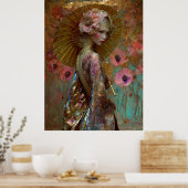 - FD2 Verzaubernde Fantasy Traumhafte Muse Irisier Poster (Küche)