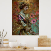 - FD2 Verzaubernde Fantasy Traumhafte Muse Irisier Poster (Küche)