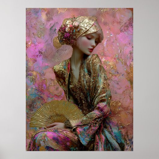 - FD2 Verzaubernde Fantasy Traumhafte Muse Irisier Poster (Vorne)