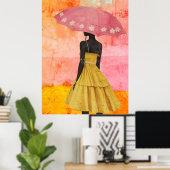 *~* FD2 Vibranical Black Goddesses 7 Hat Poster (Heimbüro)