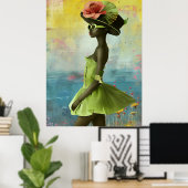 *~* FD2 Vibrant tropische schwarze Goddesses 25 Poster (Heimbüro)