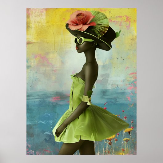 *~* FD2 Vibrant tropische schwarze Goddesses 25 Poster (Vorne)