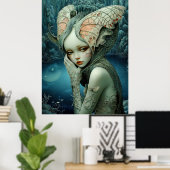 *~* FD3 12 Bezaubernde Forest Nymph Fantasy Poster (Heimbüro)