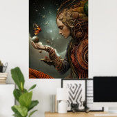 *~* FD3 26 Visionär MAN Earth Keeper Butterfly Poster (Heimbüro)