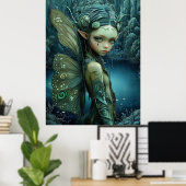 *~* FD3 27 Bezaubernde Forest Nymph Fantasy Poster (Heimbüro)