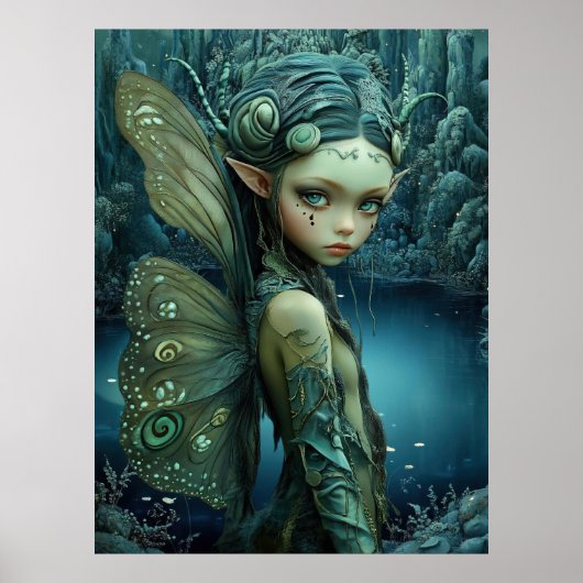*~* FD3 27 Bezaubernde Forest Nymph Fantasy Poster (Vorne)