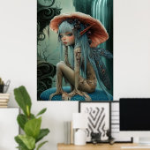 *~* FD3 30 Bezaubernde Forest Nymph Fantasy Poster (Heimbüro)