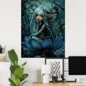 *~* FD3 33 Bezaubernde Forest Nymph Fantasy Poster (Heimbüro)