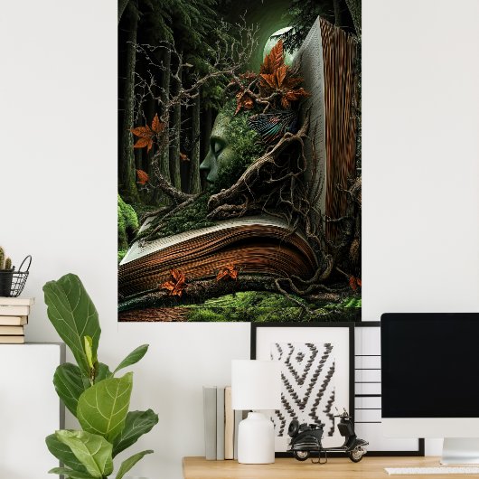 *~* FD3 33 HUMANARBEIT Surreal Keeper Protector Poster (Heimbüro)