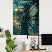*~* FD3 37 Bezaubernde Forest Nymph Fantasy Poster (Heimbüro)