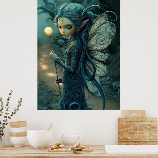 *~* FD3 37 Bezaubernde Forest Nymph Fantasy Poster (Küche)