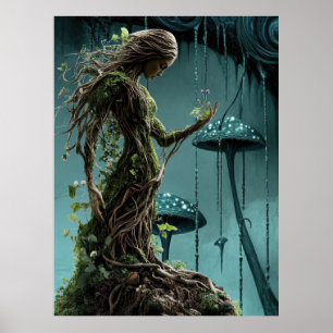 *~* FD3 Earth Keeper Spiritual Nature Guardian 40 Poster