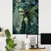 *~* FD3 Forest Nymph Fantasy Art 24 Poster (Heimbüro)