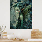 *~* FD3 Forest Nymph Fantasy Art 24 Poster (Küche)