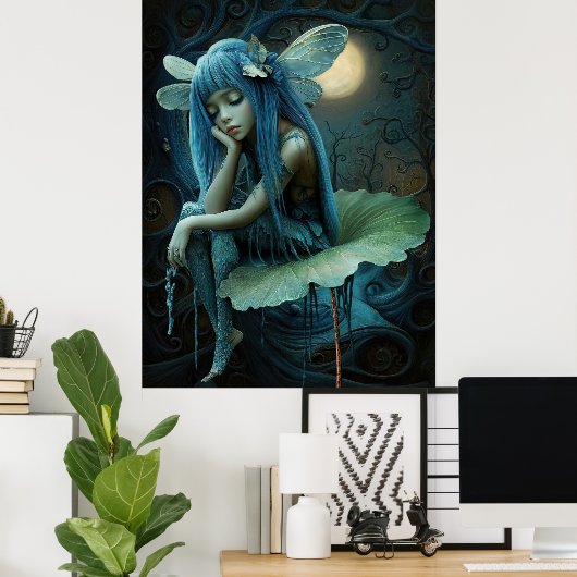 *~* FD3 Forest Nymph Fantasy Art 29 Poster (Heimbüro)