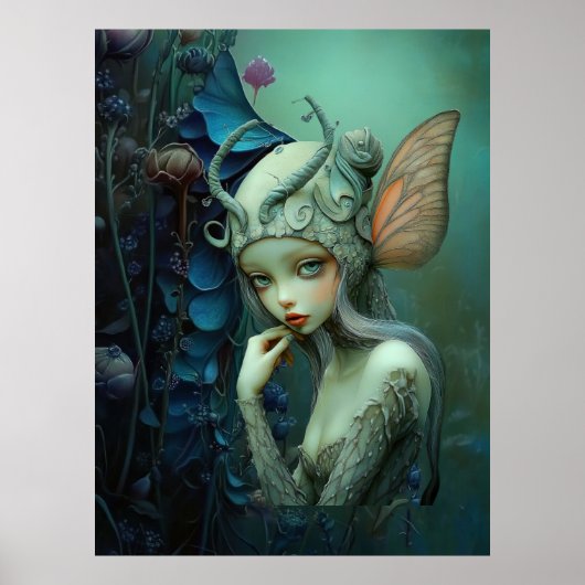 *~* FD3 Forest Nymph Fantasy Art 8 Poster (Vorne)