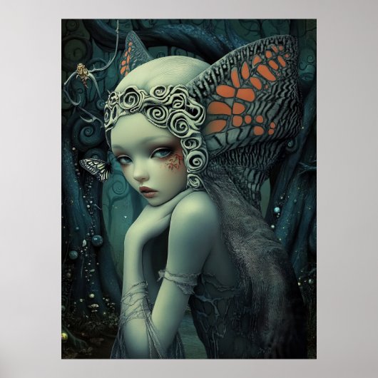 *~* FD3 Magischer Wald Nymph Fantasie 13 Poster (Vorne)