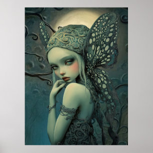 *~* FD3 Magischer Wald Nymph Fantasie 14 Poster