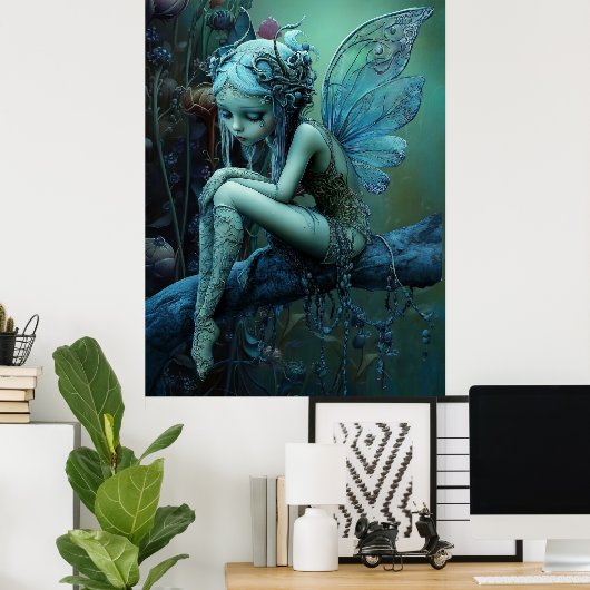 *~* FD3 Magischer Wald Nymph Fantasie 44 Poster (Heimbüro)