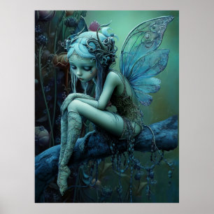 *~* FD3 Magischer Wald Nymph Fantasie 44 Poster
