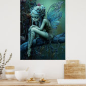 *~* FD3 Magischer Wald Nymph Fantasie 44 Poster (Küche)