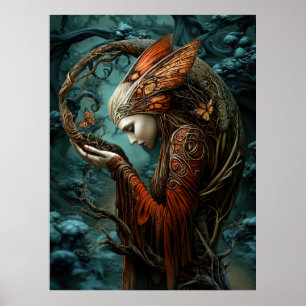 *~* FD3 NATUR FRAU Guardian Earth Keeper 6 Poster
