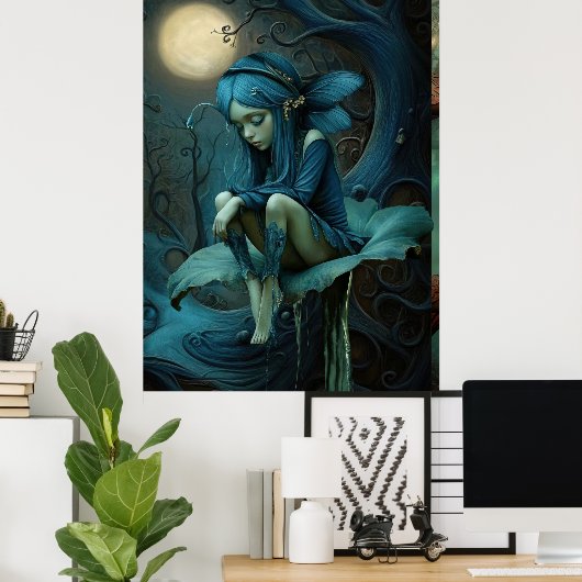 *~* FD3 Surreal Forest Nymph Fantasy 45 Poster (Heimbüro)