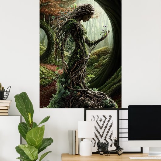 *~* FD3 Tree of Life Guardian Earth Keeper 40 Poster (Heimbüro)