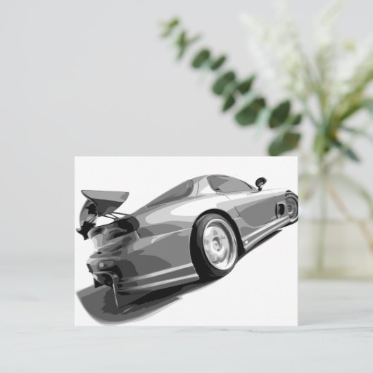 FD3S RX7 POSTKARTE (Stehend Vorderseite)