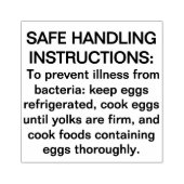 FDA-Anforderung 2025: Erklärung zur sicheren Handh Gummistempel (Prägung)