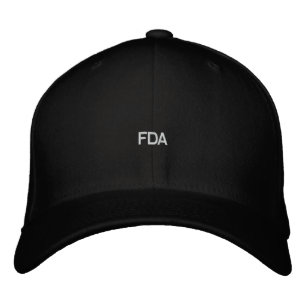 FDA BESTICKTE BASEBALLKAPPE
