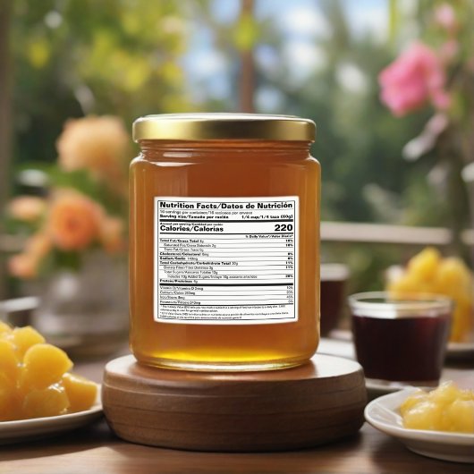 FDA-konformes zweisprachiges Lebensmitteletikett Alkoholflaschenetikett