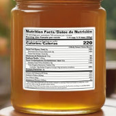 FDA-konformes zweisprachiges Lebensmitteletikett Alkoholflaschenetikett