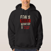 FDA Most wanted Hoodie (Vorderseite)