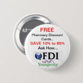 FDI Youngevity Button (Vorne & Hinten)