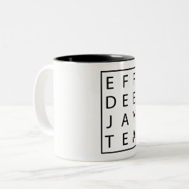 FDJT ZWEIFARBIGE TASSE