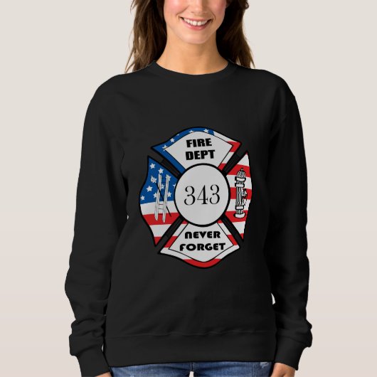 FDNY Feuerwache Stadt New York Sweatshirt (Vorderseite)