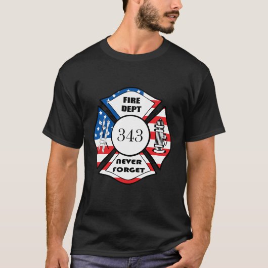 FDNY FEUERWEHR T-Shirt (Vorderseite)