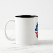 FDNY FIRE DEPT Arts Zweifarbige Tasse (Links)