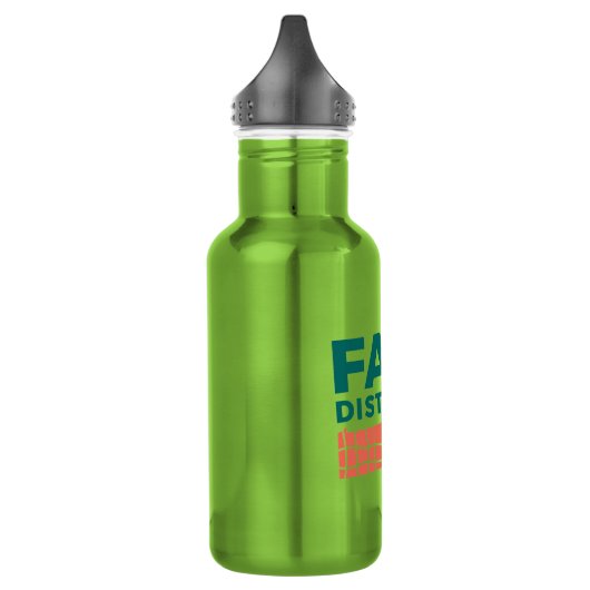 FDPA Kalkgrüne Edelstahlflasche (Links)
