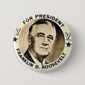 FDR 1940 - Knopf Button (Vorderseite)