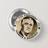 FDR 1940 - Knopf Button (Vorne & Hinten)
