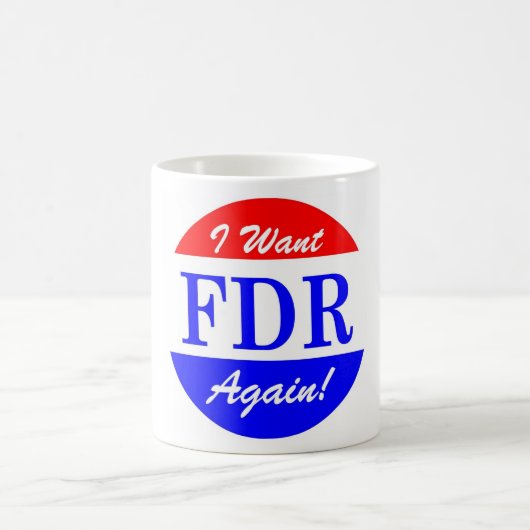 FDR - Amerikas bestster Präsident Tribute Kaffeetasse (Mittel)