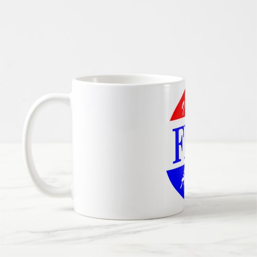 FDR - Amerikas bestster Präsident Tribute Kaffeetasse (Links)