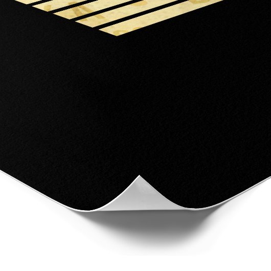 FDR Angst Typografisches Design Print Poster (Ecke)