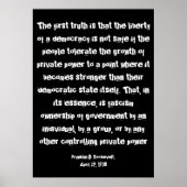 FDR- Corporate America Poster (Vorne)