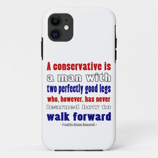 FDR definiert konservative Dunkelheit Case-Mate iPhone Hülle (Rückseite)