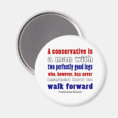 FDR definiert Konservative dunkler Magnet (Vorderseite/Rückseite)