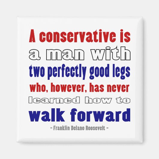 FDR definiert Konservative dunkler Magnet (Vorne)