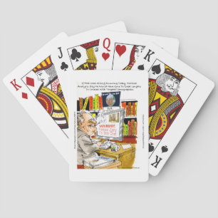 FDR Fireside-Rede Lustige Cartoon-Geschenke & T-Sh Spielkarten